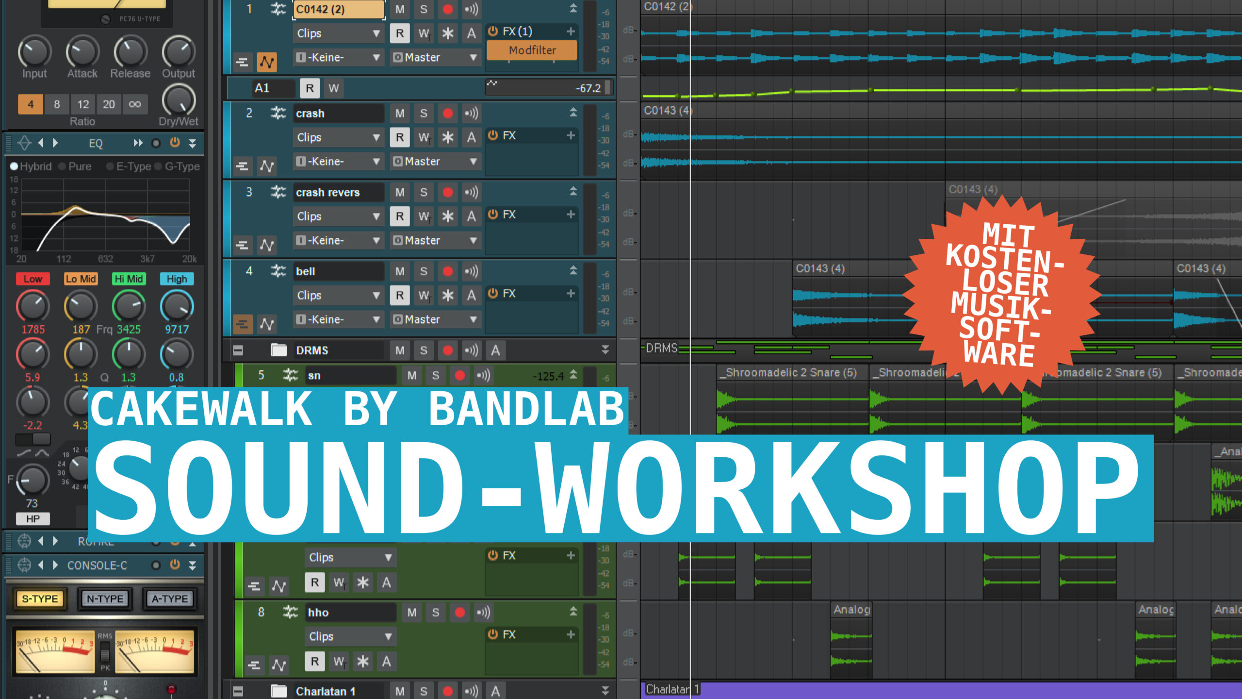 Neuer Sound-Workshop: Cakewalk – Virtuelles Zentrum